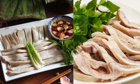 Cách luộc dạ dày lợn trắng giòn sần sật, không hôi, không dai