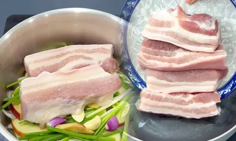 Cách luộc thịt lợn không cần nước, vừa ngọt vừa thơm