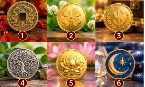 Chọn 1 đồng tiền bạn ấn tượng nhất để xem mức độ giàu có trong tương lai của bạn