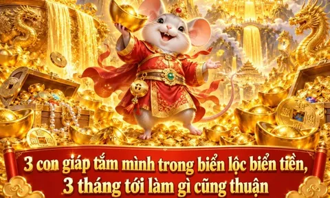 3 con giáp tắm mình trong biển lộc biển tiền, 3 tháng tới làm gì cũng thuận