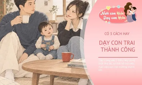 Muốn con trai lớn lên giỏi giang và thành công, bố mẹ tập trung vào 3 điều này ngay từ thời thơ ấu