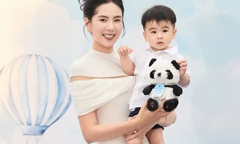 Con trai Mai Ngọc đón Lễ thành lập Thành phố Bắc Ninh hoành tráng, 17 tháng tuổi được mẹ chăm kỹ