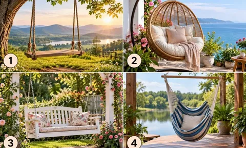 Hãy chọn 1 chiếc xích đu bạn muốn ngồi thư giãn