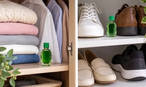 Vì sao nhiều người đặt lọ dầu gió trong tủ quần áo, giày dép? Mẹo nhỏ nhưng có 4 lợi ích đáng chú ý