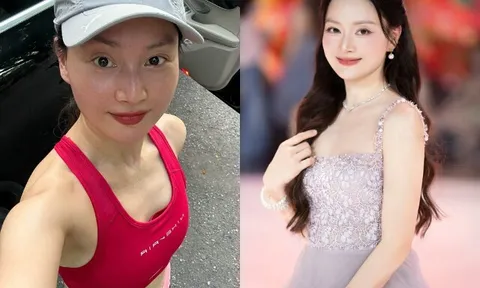 Mỹ nhân phim giờ vàng khoe mặt mộc đẹp không tì vết, body mẹ 2 con nuột nà "gây sốt"