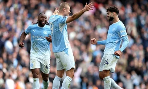 Chấm điểm Man City: Semenyo đỉnh cao, Haaland tạo cột mốc