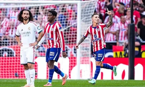 Bước ngoặt thẻ đỏ, Real nếm trái đắng ở derby Madrid