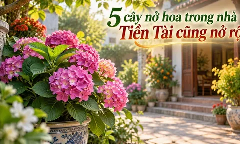 5 cây nở hoa trong nhà Tiền Tài cũng nở rộ