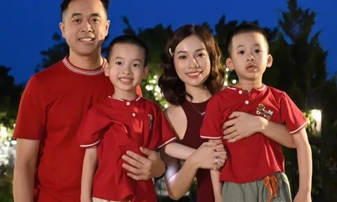 Dương Khắc Linh và vợ hạnh phúc đón thêm cặp "công chúa" sinh đôi, chính thức thành "vườn trẻ" 4 con
