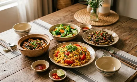 5 món ăn hàng ngày dễ làm, chỉ 10–25 phút là có ngay bữa cơm nóng hổi