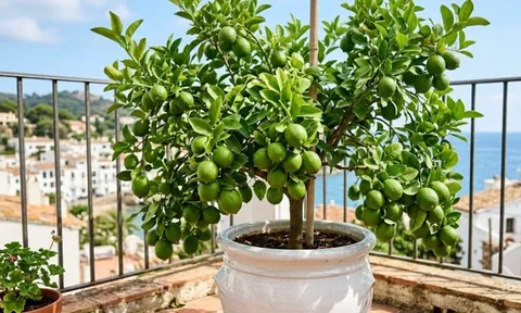 Cách trồng chanh trong chậu quả sai trĩu cành, ăn quanh năm