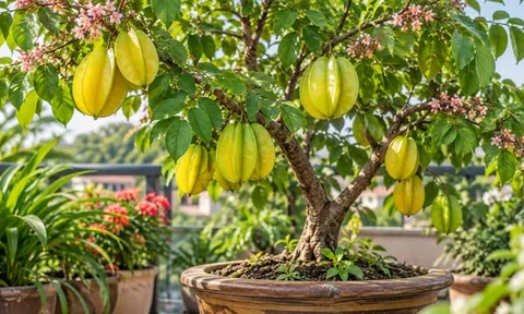 Lời khuyên cho những gia đình đang trồng cây khế trong chậu