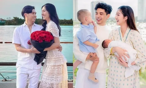 Vợ chồng Hồ Quang Hiếu đón con thứ 2, bé Hin chính thức "lên chức", cực kỳ tình cảm với em