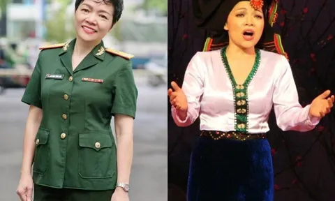 Cô giáo người dân tộc Mường là NSƯT mang hàm Trung tá, sở hữu "nốt cao khổng lồ nhất nhì Việt Nam"