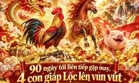 90 ngày tới liên tiếp gặp may, 4 con giáp Lộc lên vun vút