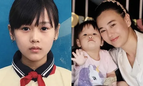 Phương Oanh khoe hình hồi đi học xinh xắn nhưng mong con gái Jenny lớn lên sẽ "không giống" mẹ