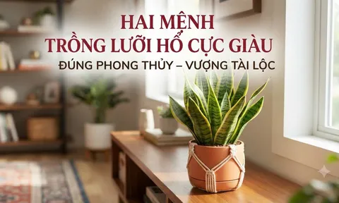 2 mệnh trồng lưỡi hổ cực kỳ may mắn: Cây càng xanh người càng giàu có