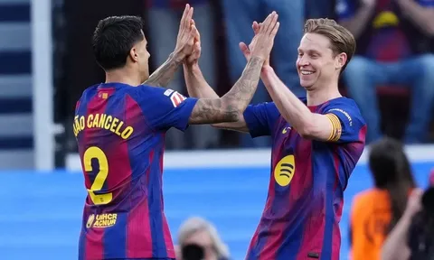 Barca đón tin vui từ Frenkie de Jong