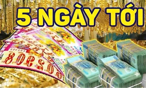 5 ngày tới: 3 con giáp may mắn liên tiếp đếm tiền mỏi tay