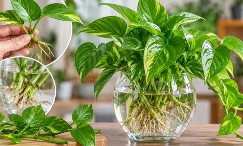 Cách trồng trầu bà thủy sinh không bị vàng lá: 6 bước đơn giản giúp cây xanh tốt quanh năm