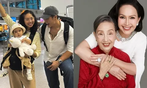 Sao Việt 24h: Con gái Ngô Thanh Vân hoá tomboy ở trời Tây; "Nữ hoàng ảnh lịch" khoe nhan sắc trẻ trung bên mẹ ruột 90 tuổi