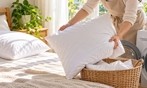 Bao lâu nên giặt gối một lần? 4 mốc thời gian nên nhớ để tránh tích tụ mồ hôi, bụi bẩn
