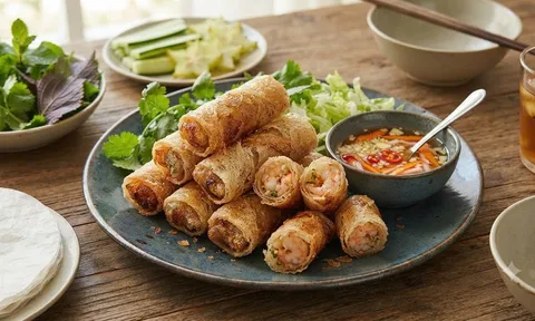 Cách làm nem tôm ngon để lâu không ỉu