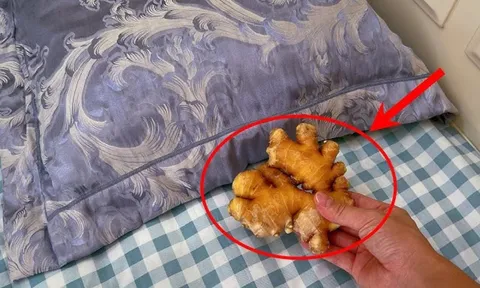 Tại sao bạn nên để một củ gừng dưới gối?
