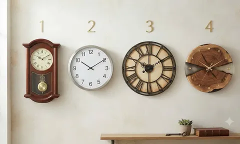 Chọn 1 chiếc đồng hồ treo tường bạn thích nhất