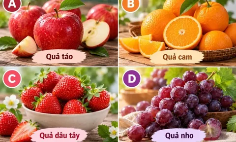 Chọn 1 loại quả mà bạn thích nhất