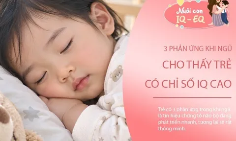 3 phản ứng khi ngủ khiến cha mẹ bất ngờ: Có thể là dấu hiệu cho thấy IQ cao