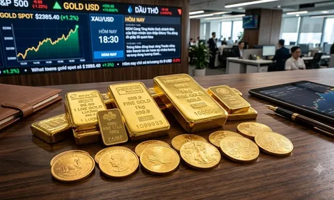 Bảng giá vàng 9999 24K 18K SJC DOJI PNJ hôm nay 26/9/2026
