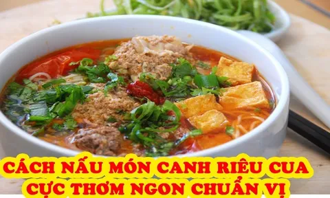 Cách nấu canh riêu cua ngon tại nhà