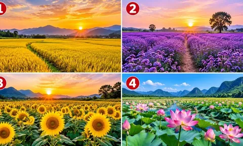Chọn 1 cánh đồng khiến bạn thấy thích thú