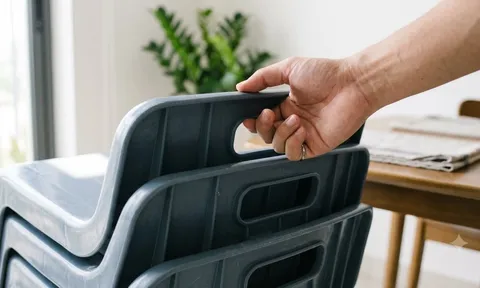 Vì sao ghế nhựa luôn có một lỗ nhỏ? Chi tiết tưởng vô dụng lại có 4 công dụng bất ngờ