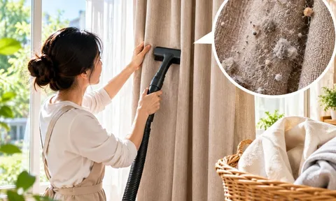 Bao lâu nên giặt rèm cửa một lần?