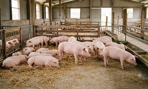 Giá heo hơi hôm nay 28/9/2026: Đà giảm chưa dứt, thấp nhất 56.000 đồng/kg