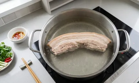 Nước luộc thịt nên đổ đi hay giữ lại nấu canh?