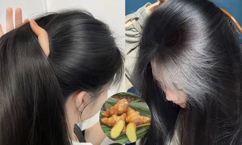 Cách gội đầu bằng gừng giúp tóc mọc nhanh, càng dùng tóc càng dày