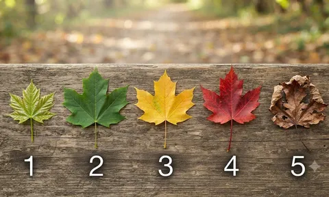 Chọn 1 chiếc lá bạn thích nhất