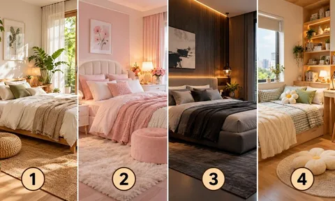 Chọn 1 phòng ngủ khiến bạn thấy dễ chịu nhất, điều đó nói lên kiểu làm giàu phù hợp với bạn