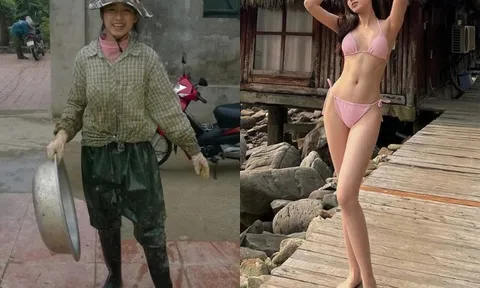 Cô gái Thanh Hoá lội ruộng đi cấy sở hữu cặp chân dài 1m11, 24 tuổi lấy thiếu gia nghìn tỷ, đi du lịch khắp nơi