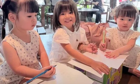 3 ái nữ "xuất thân hào môn" nhà sao Việt hội ngộ: Con gái Đỗ Mỹ Linh nắm tay bé Pam cực yêu