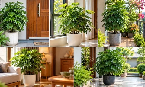 Trồng cây ngũ gia bì ở vị trí nào vừa đẹp phong thủy vừa giúp cây xanh tốt?