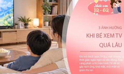 Trẻ xem TV quá nhiều có thể chịu 3 ảnh hưởng này, cha mẹ đừng chủ quan