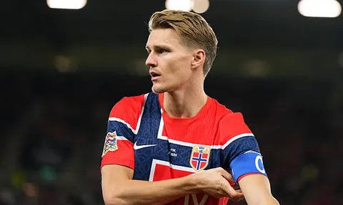 Martin Odegaard không phải sớm rời tuyển Na Uy