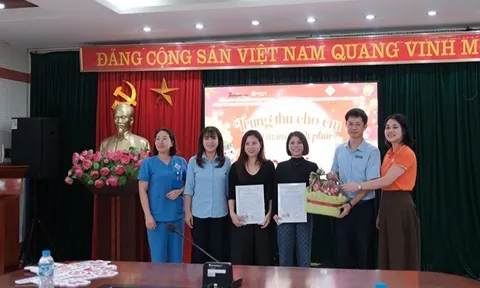 “Trung thu cho em” mang niềm vui đến bệnh nhi tại Bệnh viện Trung ương Thái Nguyên