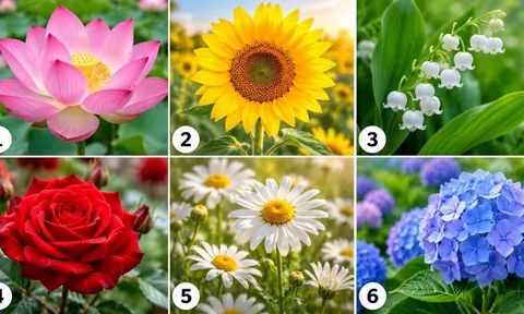 Bạn ấn tượng với bông hoa nào?