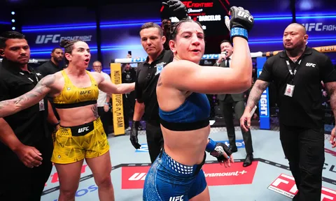 Hỗn chiến suýt nổ ra tại UFC Vegas 121: Ailin Perez thắng điểm tranh cãi trước Norma Dumont