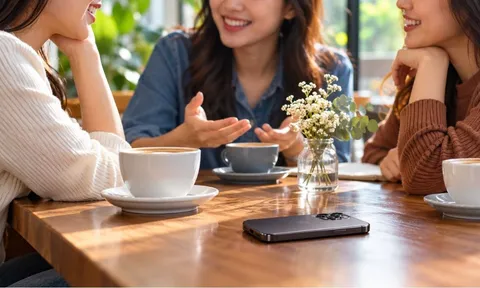 Vì sao nên úp điện thoại xuống khi trò chuyện? 5 lý do nhỏ nhưng đáng để thay đổi